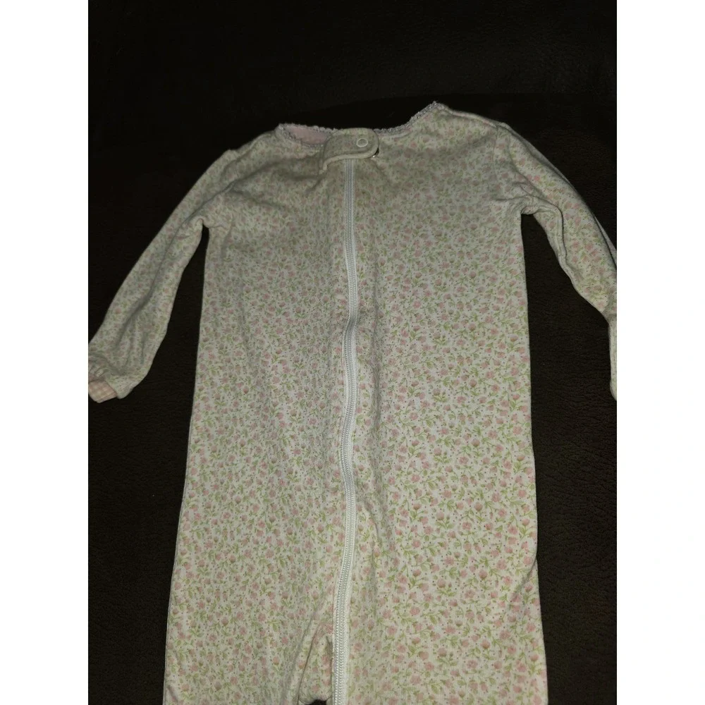 Vintage gymboree layette line garden patch sleeper pajamas gymmies 6 12 months